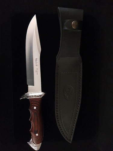 Imagen 3 de 6 de Cuchillo Venecia 180mm Plateado C/funda Marca Muela