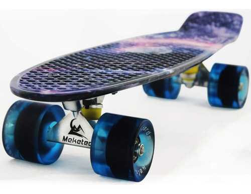 Skateboards Mini Cruiser - Patineta (56 Cm), Diseño Retro Pa