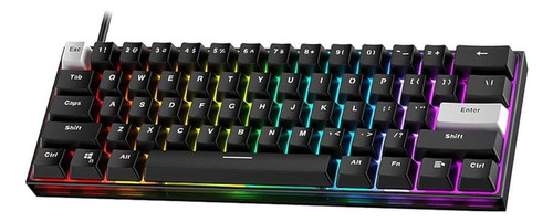 Teclado Mecanico Fantech Inalámbrico Frost Mk857 61 Teclas