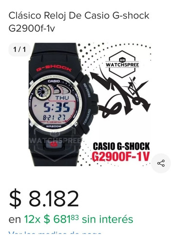 Casio G-shock G-2900f