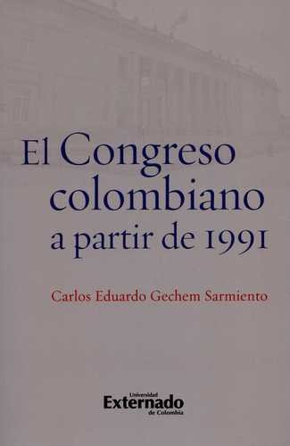 Libro Congreso Colombiano A Partir De 1991, El