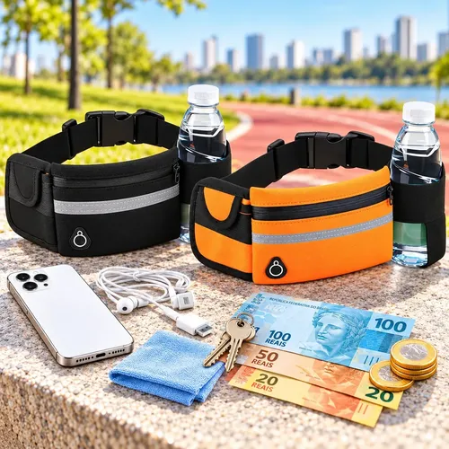 Kit 2 Pochetes Esportiva Impermeável para Celular Lemon Shark