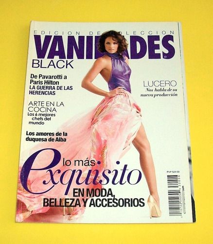 Lucero Revista Vanidades Black 2008 Top Model Kate Moss