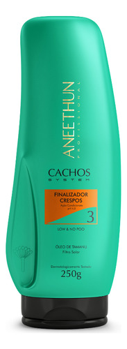 Finalizador Cachos Cabelos Crespos 250g - Aneethun