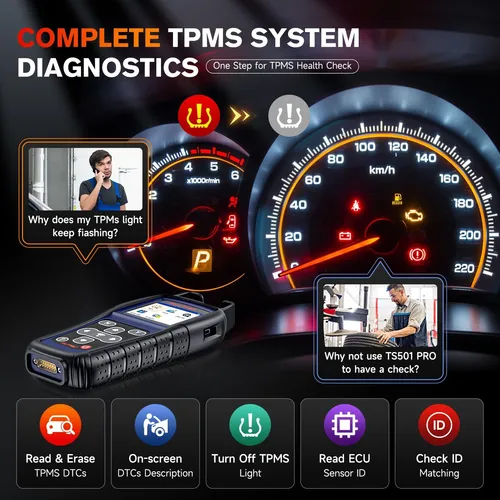 Herramienta De Programación Tpms Autel Maxitpms Ts501 Pro 20