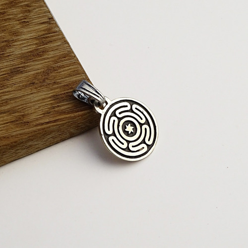 Dije Rueda De Hecate Wicca Pagano / Plata 925