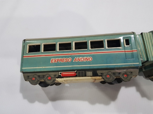 Imagen 5 de 9 de Antiguo Tren Vispa Halcon Hojalata Juguete Arg Mag 58086
