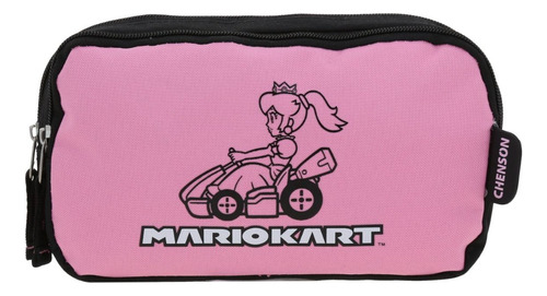 Kit Mochila+lonchera+lapicera Mario Bros Peach Gogo 2025 Negro Liso