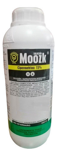 Moozk Cipermetrina Veterinaria Al 15%  X 1litro