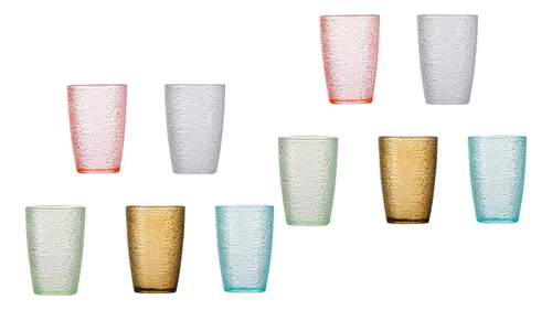 Vasos De Agua De Plástico Para Margaritas Sin Tallo 10 Unid Meses Sin Intereses