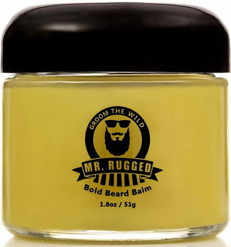 Mr. Rugged Bálsamo Para Barba De 1.8oz. Acondicionador Con A