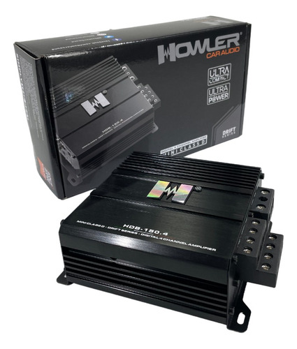 Amplificador Howler Tipo Brasileño 4 Canales Hdb-150.4 Micro