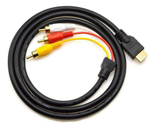 Av Audio Video To 3rca Transmitter Cable Feet/1.5m