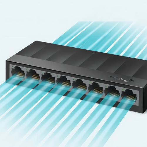 Conmutador Multiplicador Expansor Tp-link 8 Puertos Red Lan