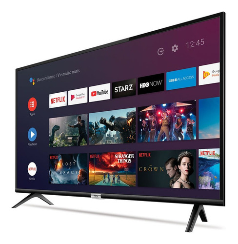 Imagem 3 de 10 de Smart Tv Android Led Hd 32 Tcl 2 Hdmi Wi-fi 32s6500s