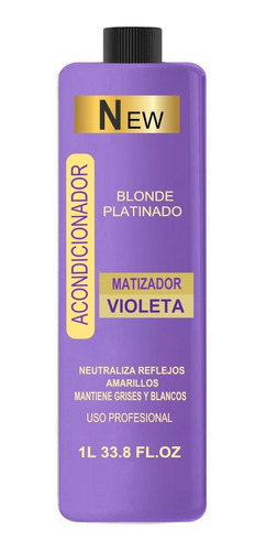 1 Litro Matizador Enjuague Violeta Rubios Platinados Envío