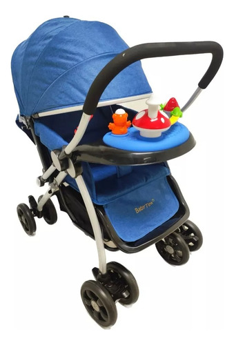 Carriola Baby Tek Mod Hd Reversible Con Charola Musical