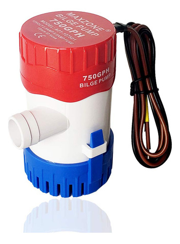 Mini Bomba Sumergible De Agua 12vdc 750gph 2.5a No Automátic