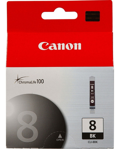 Canon Cartucho De Tinta Cli-8bk Negra, P/pixma Ip4200/ip6600