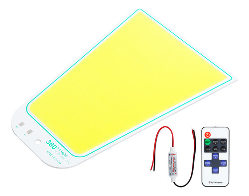 Panel Led De Control Remoto Cob Chip De 200 X 140 Mm Para Ex