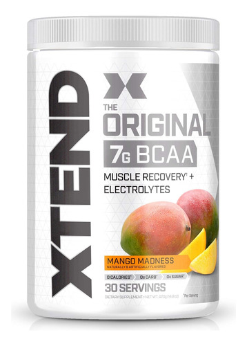 Xtend Original Bcaa Recuperacion Muscular Mango 420 Gr