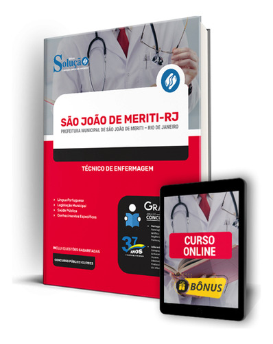 Apostila Pref São João De Meriti Rj 2023 Téc Enfermagem