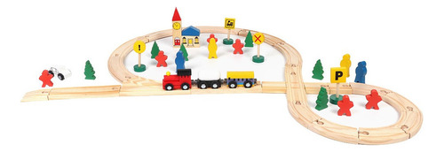 Pista De Tren Juguete Diy Niño Niño Educación Temprana Mader