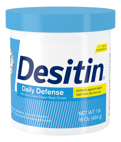 Desitin Daily Defense Creme Para Assaduras Para Bebês 454g