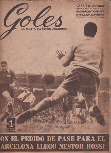 Revista * Goles * N° 329 - Año 1954 - River Vs Independiente