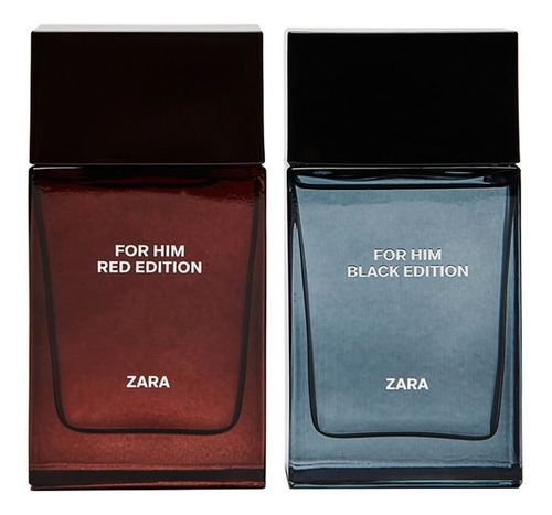 Zara For Him Edition Black Edt + Red Edp - Set 2x100ml