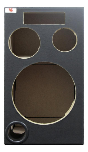 Caixa Vazia Alto Falnte 12'' + 1 Driver+ 1 Tweeter+ 1 Player