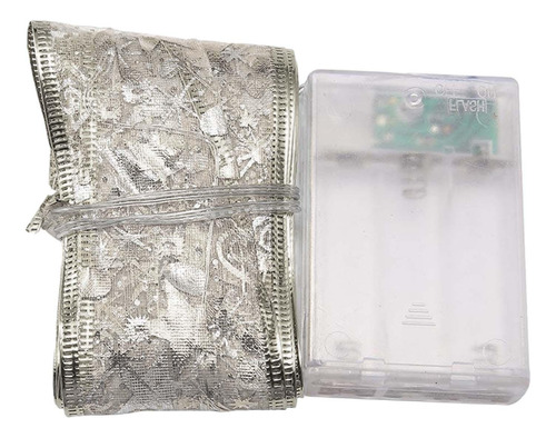 Luces Led De Cinta Para De Navidad, Lazos De Cinta Diy,