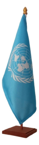 Bandera Organización Naciones Unidas Onu Base Mástil Escrit Organización De Las Naciones Unidas