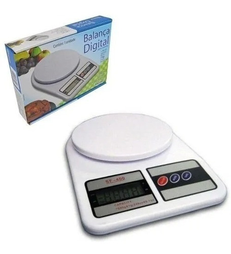 Balança De Cozinha Digital De Precisão 10kg Nutrição E Dieta