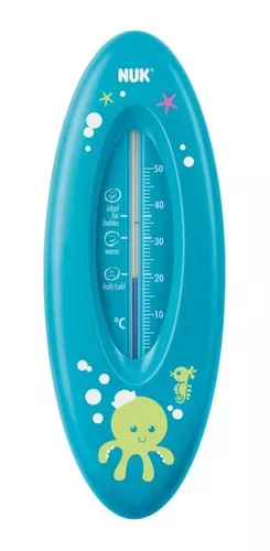 Termómetro de baño para bebé, IPX7, impermeable, termómetro de agua para  baño de bebé, multiusos, ABS, portátil para ducha para niños pequeños (azul)