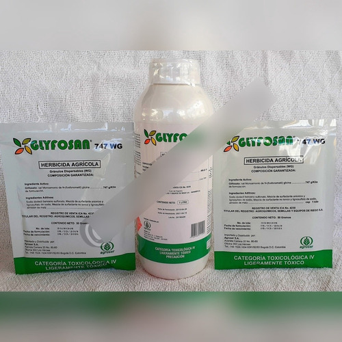 Herbicidas Glyfosan. Envase De Litro. Zanah0ria. Cebolla