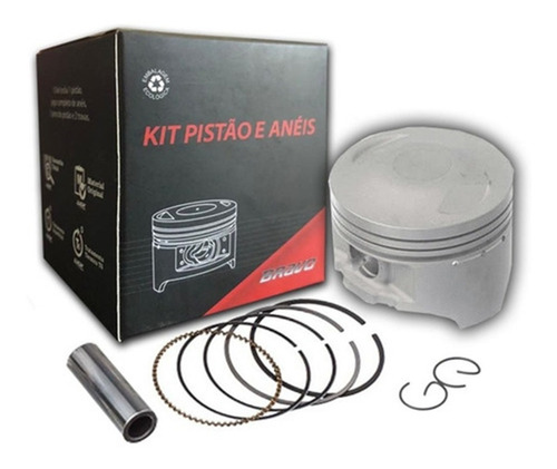 Kit Pistão E Aneis 4mm Ybr 125 Factor 125 Competição Wgk