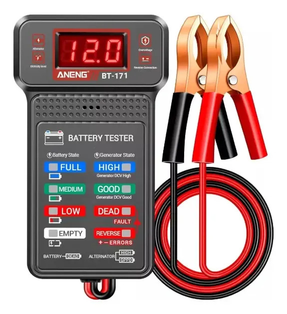 Testador de bateria automotiva Aneng Bt-171 12V Eupro