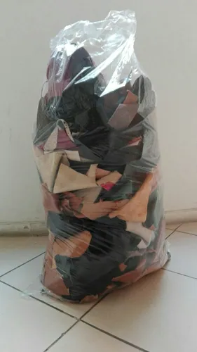 comprar Bolsa Grande Recortes, Retazos De Cuero Colores Variados