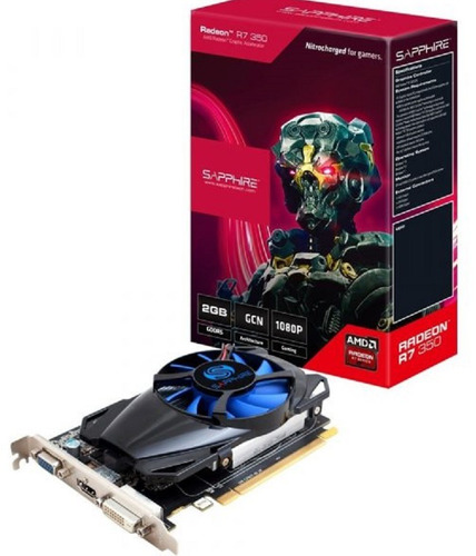 Sapphire Amd Radeon R7 350 - 2gb Ddr5 - Oc