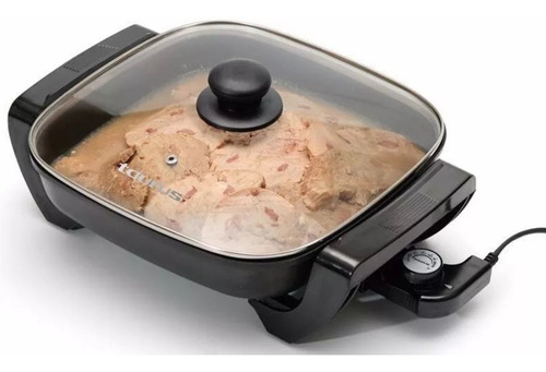 Imagen 5 de 8 de Sarten Electrica Multicocina Parrill Ceramica Winco W55 Once