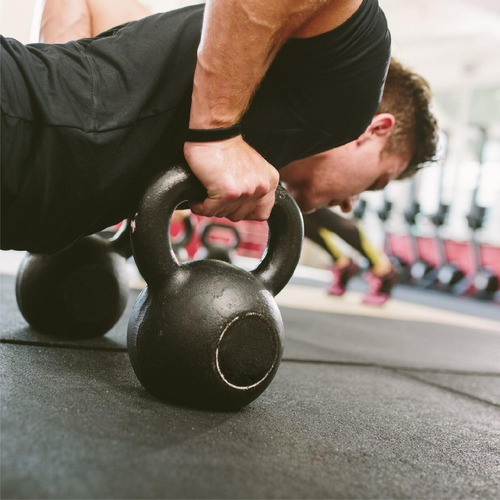Imagen 6 de 7 de Pesa Rusa De 10 Kg Kettlebel 22 Libras Fitness Crossfit