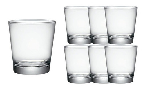 Set X6 Vasos Vidrio Dof 360 Cc Sestriere Bormioli