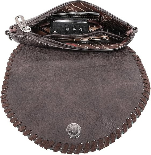 Cartera Montana West Crossbody B Importada Original Café