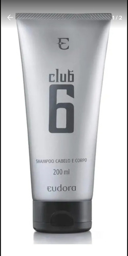 Shampoo Cabelo E Corpo Club 6 Eudora - 200ml