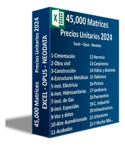 Comprar Libro Con 40,000 Matrices De Precios Unitarios