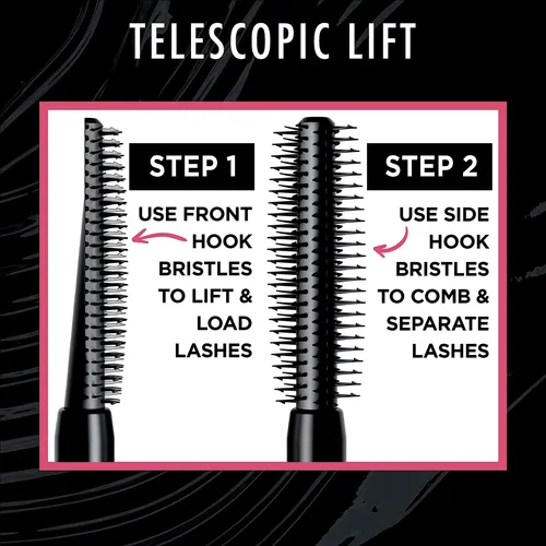 Máscara Loréal Paris Telescopic Lift Waterproof 10 Ml Negra