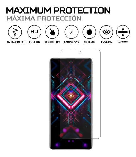 Imagen 1 de 5 de Protector De Pantalla Antishock Xiaomi Redmi K40 Gaming