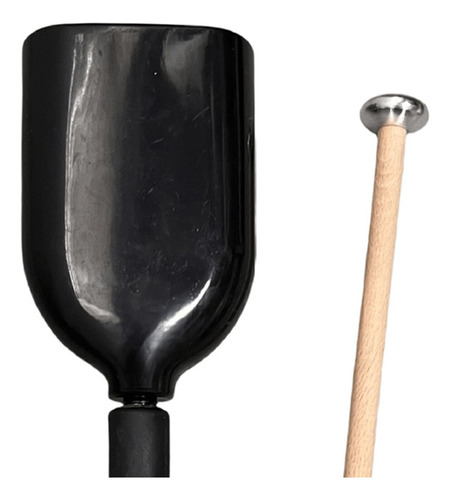 Cencerro Con Mango Con Mazo, Campana Musical, Negro L