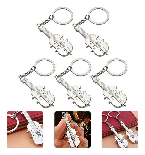 Colgante Con 12 Llaveros Para Instrumento Musical En Forma D